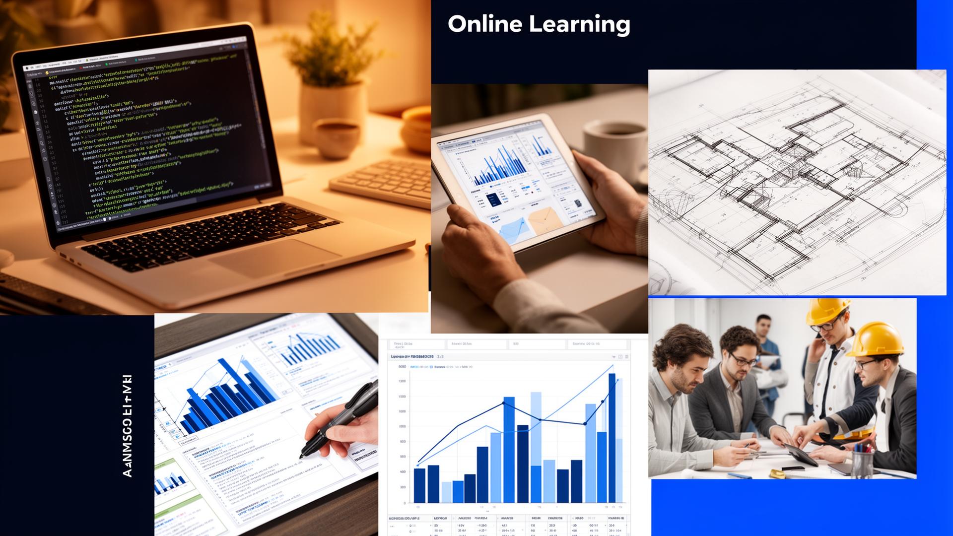 Mech Spec learners taking online courses across technology, business, design, and engineering